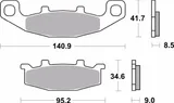 Brembo Pastillas freno Brembo 07KA09SA sinterizadas, delanteras, foto 2