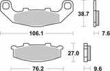 Brembo Pastillas de freno Brembo 07KA1117 genuinas, orgánico, foto 2