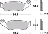 Brembo Pastillas freno Brembo 07KA17LA sinterizadas, delanteras, foto 2