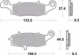 Brembo Pastillas de freno Brembo 07KA1907 izquierda, orgánico, delanteras, foto 2