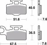 Brembo Pastillas freno Brembo 07KA27SD sinterizadas, delanteras para Kawasaki KX 65 A, foto 2