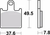 Brembo Pastillas freno Brembo 07KA28LA sinterizadas, delanteras, foto 2