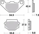 Brembo Pastillas freno Brembo 07KS04SD sinterizadas, foto 2
