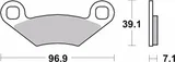 Brembo Pastillas freno Brembo 07PO01SD sinterizadas, foto 2