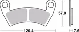 Brembo Pastillas freno Brembo 07PO10SD sinterizadas para Polaris RZR 1000 XP Turbo, foto 2