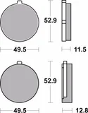 Brembo Pastillas de freno Brembo 07SU0220 genuinas, orgánico, foto 2
