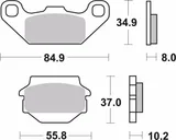 Brembo Pastillas de freno Brembo 07SU1121 genuinas, orgánico, foto 2