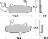 Brembo Pastillas de freno Brembo 07SU15TT orgánicas, foto 2