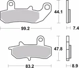 Brembo Pastillas de freno Brembo 07SU1718 genuinas, orgánico, foto 2
