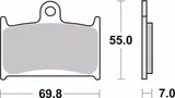 Brembo Pastillas freno Brembo 07SU22SA sinterizadas, delanteras, foto 2
