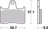 Brembo Pastillas freno Brembo 07SU25SP sinterizadas, traseras, foto 2