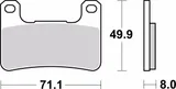Brembo Pastillas freno Brembo 07SU27SA sinterizadas, delanteras, foto 2