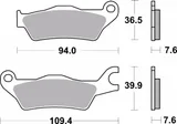 Brembo Pastillas freno Brembo 07SU33SA sinterizadas, delanteras para Suzuki GSX 125 S, foto 2