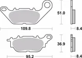 Brembo Pastillas de freno Brembo 07YA28CC orgánicas, delanteras, foto 2