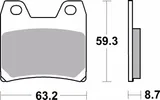 Brembo Pastillas de freno Brembo 07YA4007 genuinas, orgánico, foto 2
