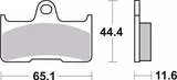 Brembo Pastillas freno Brembo 07YA45SD sinterizadas, traseras para Yamaha YFM 660 Grizzly Fwap 4X4, foto 2