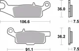 Brembo Pastillas freno Brembo 07YA48SD sinterizadas, delanteras, foto 2
