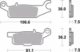 Brembo Pastillas freno Brembo 07YA49SD sinterizadas, delanteras, foto 2