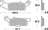 Brembo Pastillas freno Brembo 07YA50SD sinterizadas, traseras, foto 2