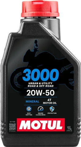 Aceite Motul 3000 20W50 4T 1L