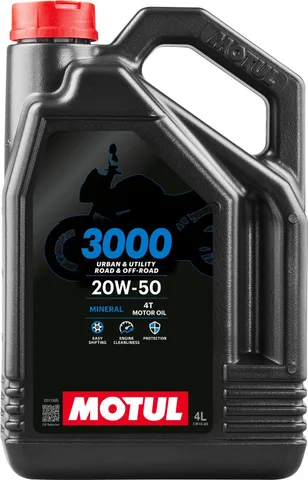 Aceite Motul 3000 20W50 4T 4L