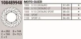 Brembo Disco Brembo Genuine Moto Guzzi 1000 Varis 108489948, trasero, foto 1