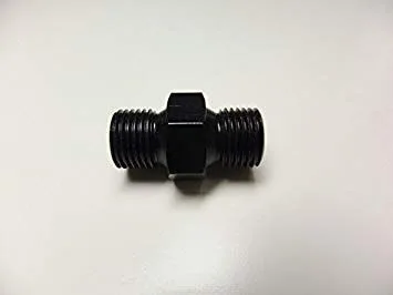 Adaptador doble rosca negro Ergal Frentubo