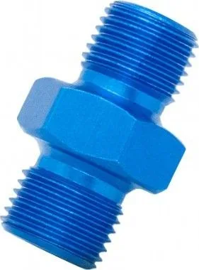 Adaptador doble rosca azul Ergal Frentubo