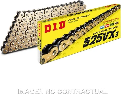 Cadena DID 525 VX3 (GB) x 112 R