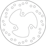 Brembo Disco de freno Brembo 68B40717 fijo Serie Oro, trasero, 190 mm, foto 3