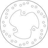 Brembo Disco de freno Brembo 68B40719 fijo Serie Oro, trasero, 190 mm, foto 3