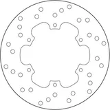 Brembo Disco de freno Brembo 68B40738 fijo Serie Oro, trasero, 220 mm, foto 3