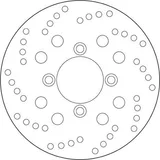 Brembo Disco de freno Brembo 68B40741 fijo Serie Oro, trasero, 220 mm para Suzuki Burgman 150, foto 3