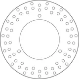 Brembo Disco de freno Brembo 68B40765 fijo Serie Oro, trasero, 230 mm para MBK SKYLINER 250, foto 3