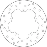 Brembo Disco de freno Brembo 68B40776 fijo Serie Oro, trasero, 240 mm, foto 3