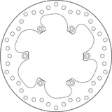 Brembo Disco de freno Brembo 68B40784 fijo Serie Oro, trasero, 240 mm, foto 3