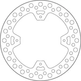 Brembo Disco de freno Brembo 68B40786 fijo Serie Oro, trasero, 240 mm, foto 3