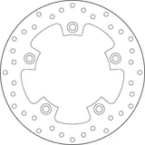 Brembo Disco de freno Brembo 68B40799 fijo Serie Oro, trasero, 240 mm, foto 3