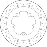 Brembo Disco de freno Brembo 68B407B9 Serie Oro Trasero, 260 mm para SYM Citycom 300i, foto 3