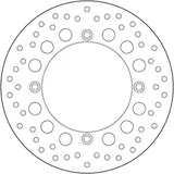 Brembo Disco de freno Brembo 68B407C7 Serie Oro Trasero, 276 mm para Honda XR 250 R, foto 3