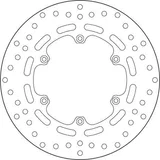 Brembo Disco de freno Brembo 68B407E2 Serie Oro Trasero, 260 mm para Malaguti Spidermax 500, foto 3