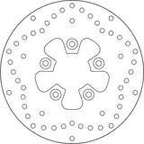 Brembo Disco de freno Brembo 68B407F4 fijo Serie Oro, trasero, 226 mm, foto 3