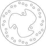 Brembo Disco de freno Brembo 68B407G1 fijo Serie Oro, delantero, 190 mm, foto 3