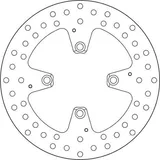 Brembo Disco de freno Brembo 68B407H1 fijo Serie Oro, trasero, 245 mm, foto 3