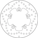Brembo Disco de freno Brembo 68B407J7 fijo Serie Oro, trasero, 226 mm para SYM HD2 200, foto 3