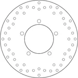 Brembo Disco de freno Brembo 68B407K4 fijo Serie Oro, trasero, 240 mm para Kawasaki J125, foto 3