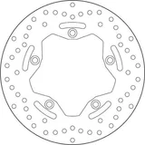 Brembo Disco de freno Brembo 68B407K9 fijo Serie Oro, trasero, 275 mm para SYM I Maxsym 400, foto 3