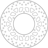 Brembo Disco de freno Brembo 68B407L1 fijo Serie Oro, trasero, 298 mm, foto 3