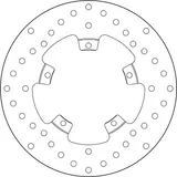 Brembo Disco de freno Brembo 68B407L4 fijo Serie Oro, trasero, 220 mm, foto 3