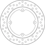 Brembo Disco de freno Brembo 68B407L9 fijo Serie Oro, trasero, 240 mm, foto 3